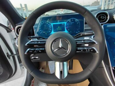 2025 Mercedes-Benz C 200 MERCEDES C200L 1.5L 4 Cylinders Engine White Black Sedan