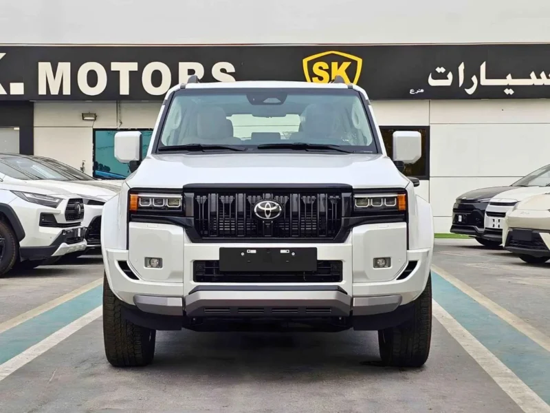2026 Toyota Prado LUXURY TURBO 2.4L PETROL V4 Engine White Beige SUV GCC Specs