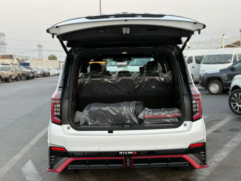 2026 Nissan Patrol NISMO 3.5L V6 Twin-Turbo Engine White Red SUV GCC Specs