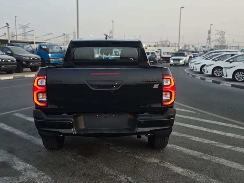 2024 TOYOTA HILUX 2.8L 4 Cylinder Engine DIESEL GR SPORT Black Pick Up Truck