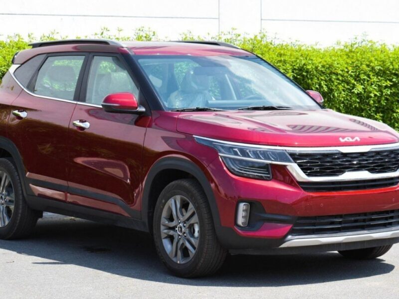 2023 Kia Seltos 1.4 Litres 4 Cylinder Petrol Engine Red White SUV FWD GCC Specs