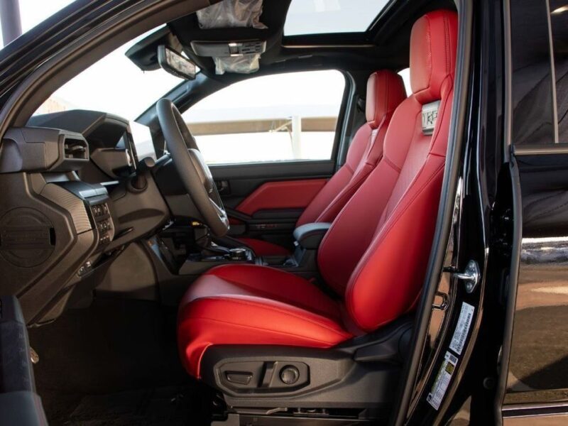 2025 Toyota Tacoma 2.4L V4 TRD PRO I-FORCE MAX Hybrid Black Red Pick-Up Truck