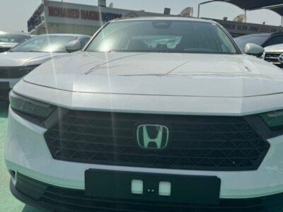 2024 Honda Accord 1.5L Turbocharged 4-Cylinder Gasoline Engine White Black Sedan