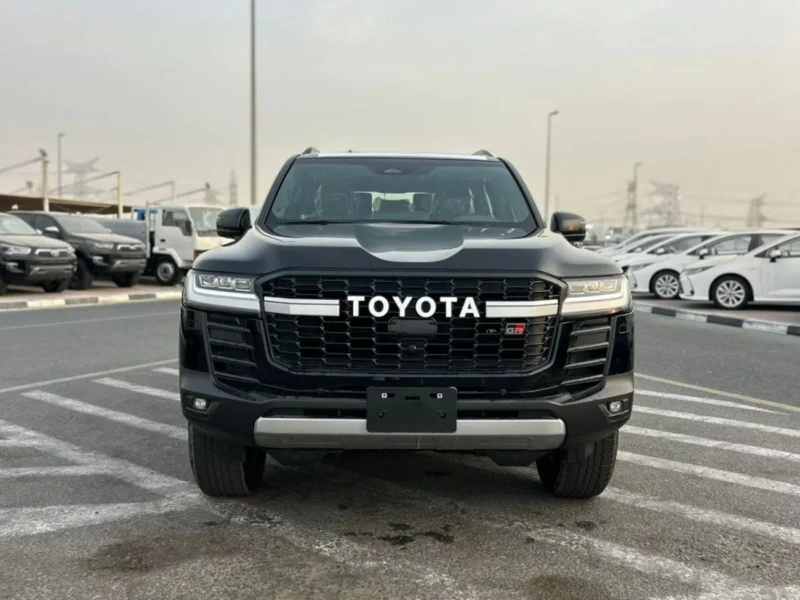 2025 Toyota Land Cruiser 3.5L TT GR SPORT 6 Cylinder Engine Black Red SUV AWD