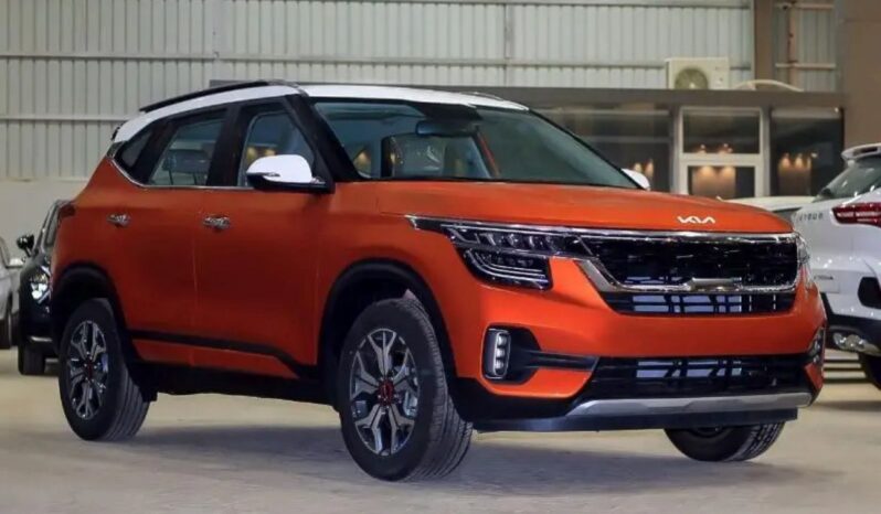 2023 Kia Seltos 1.4 Litres 4 Cylinder Petrol Engine Orange Beige SUV FWD GCC Specs
