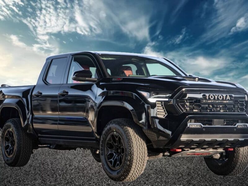 2025 Toyota Tacoma 2.4L V4 TRD PRO I-FORCE MAX Hybrid Black Red Pick-Up Truck