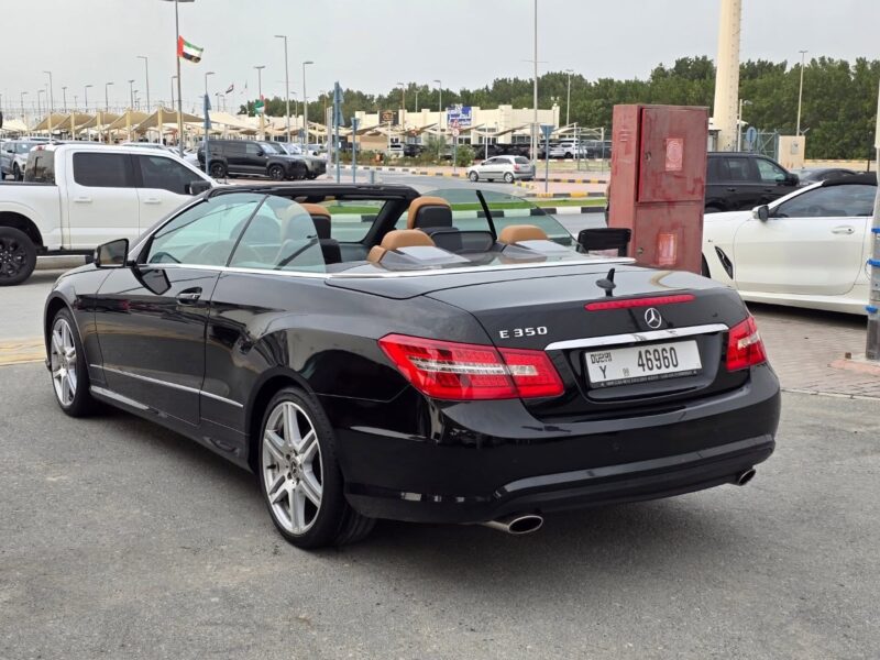 2012 Mercedes-Benz E 350 3.5 Liters 6-cylinder Petrol Engine Black Tan Coupe