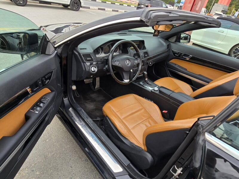 2012 Mercedes-Benz E 350 3.5 Liters 6-cylinder Petrol Engine Black Tan Coupe