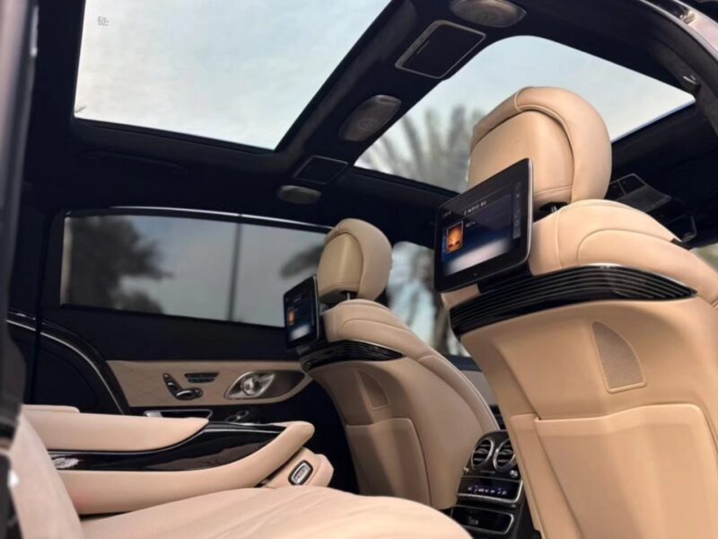 2020 Mercedes-Maybach S 560 4MATIC 4.0 Litre Twin-turbo V8 Engine Black Beige Sedan