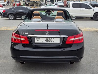 2012 Mercedes-Benz E 350 3.5 Liters 6-cylinder Petrol Engine Black Tan Coupe
