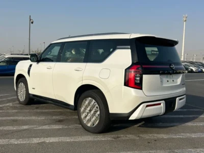 2025 Nissan Patrol 3.5L PLATINUM Twin-Turbo V6 White Tan SUV AWD GCC Specs