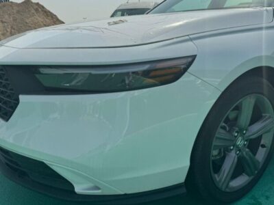 2024 Honda Accord 1.5L Turbocharged 4-Cylinder Gasoline Engine White Black Sedan