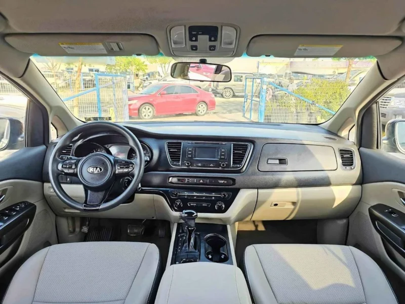 2017 Kia Sedona LX V6 Petrol Engine 3.3 Litres Grey Beige Van American Specs