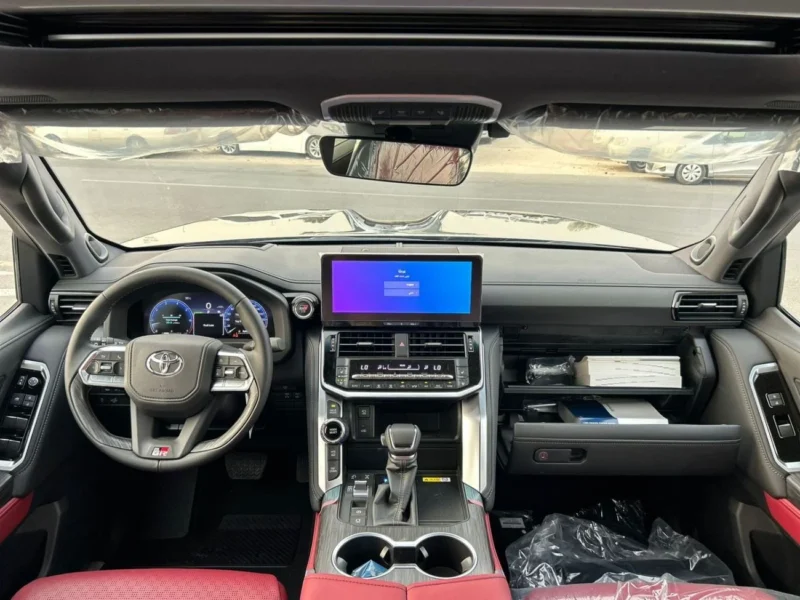 2025 Toyota Land Cruiser 3.5L TT GR SPORT 6 Cylinder Engine Black Red SUV AWD