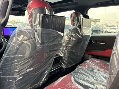 2025 Toyota Land Cruiser 3.5L TT GR SPORT 6 Cylinder Engine Black Red SUV AWD