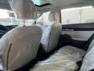 2023 Kia Seltos 1.4 Litres 4 Cylinder Petrol Engine Orange Beige SUV FWD GCC Specs