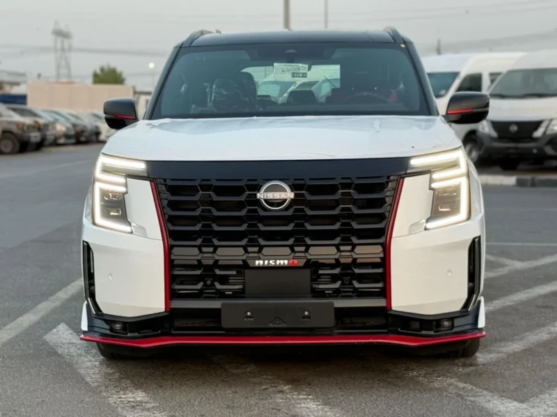 2026 Nissan Patrol NISMO 3.5L V6 Twin-Turbo Engine White Red SUV GCC Specs
