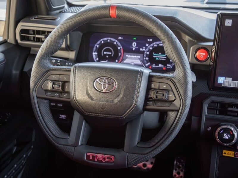 2025 Toyota Tacoma 2.4L V4 TRD PRO I-FORCE MAX Hybrid Black Red Pick-Up Truck