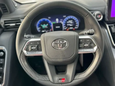 2025 Toyota Land Cruiser 3.5L TT GR SPORT 6 Cylinder Engine Black Red SUV AWD
