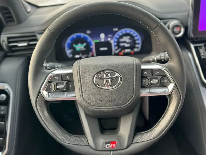 2025 Toyota Land Cruiser 3.5L TT GR SPORT 6 Cylinder Engine Black Red SUV AWD