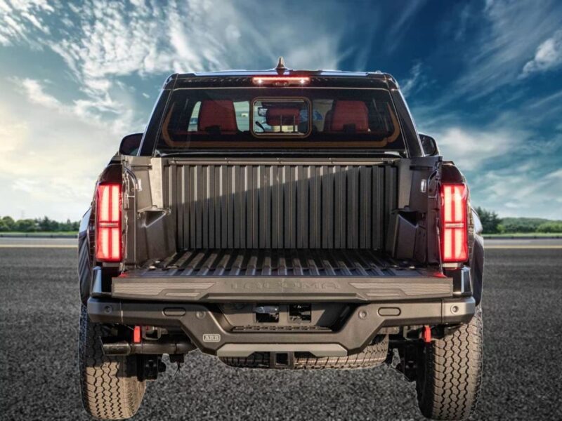 2025 Toyota Tacoma 2.4L V4 TRD PRO I-FORCE MAX Hybrid Black Red Pick-Up Truck