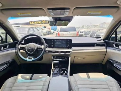 2021 KIA K5 LXS 2.4 Litres V4 Engine AT PETROL White Beige Sedan American Specs