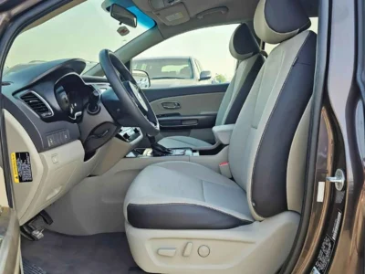2017 Kia Sedona LX V6 Petrol Engine 3.3 Litres Grey Beige Van American Specs