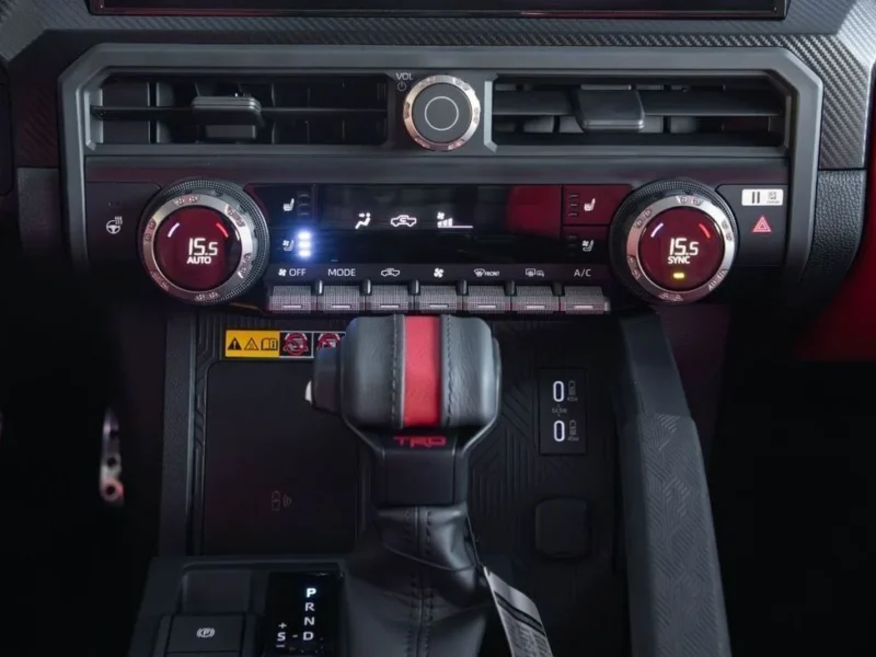 2025 Toyota Tacoma 2.4L V4 TRD PRO I-FORCE MAX Hybrid Black Red Pick-Up Truck