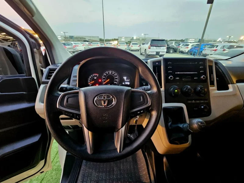 2023 TOYOTA HIACE HIGHROOF PATROL MANUAL 3.5 V6 White Grey Van GCC Specs