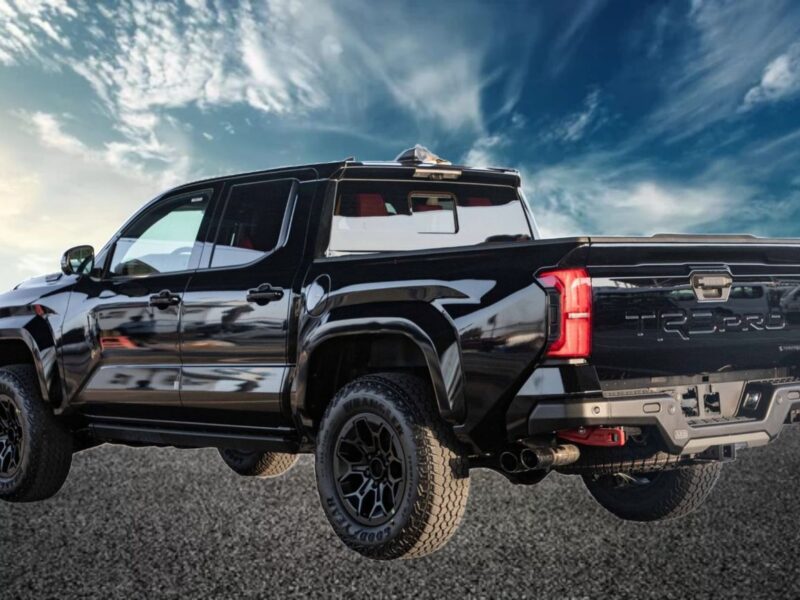 2025 Toyota Tacoma 2.4L V4 TRD PRO I-FORCE MAX Hybrid Black Red Pick-Up Truck