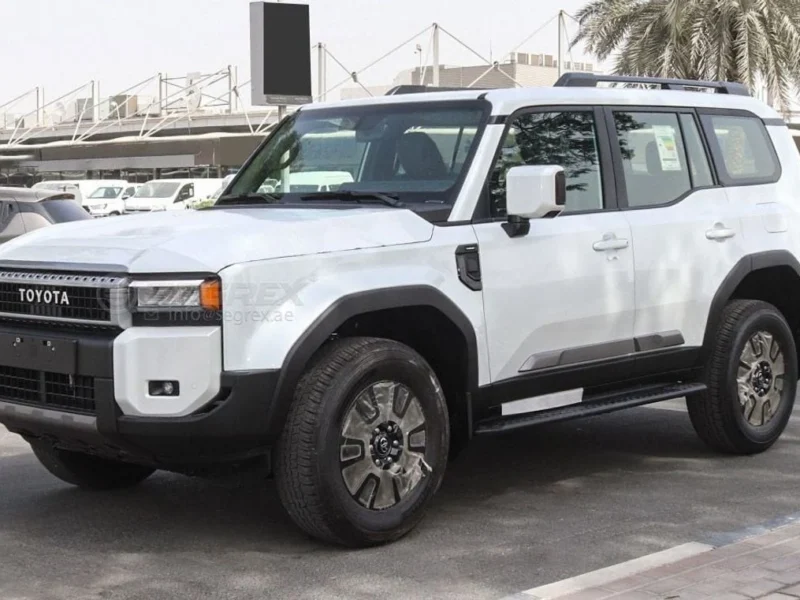 2025 Toyota Land Cruiser Prado All Rounder 2.4L 4 Cylinders Turbo Petrol White Black SUV