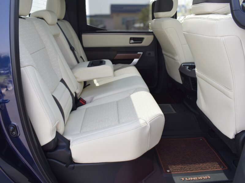 2022 Toyota Tundra 1794 Edition 3.5L twin-turbo V6 Engine Blue White Pick Up Truck