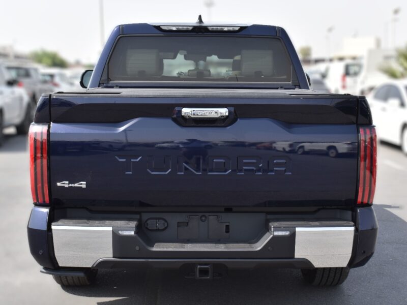 2022 Toyota Tundra 1794 Edition 3.5L twin-turbo V6 Engine Blue White Pick Up Truck