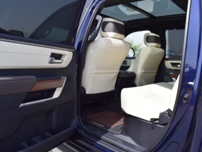 2022 Toyota Tundra 1794 Edition 3.5L twin-turbo V6 Engine Blue White Pick Up Truck