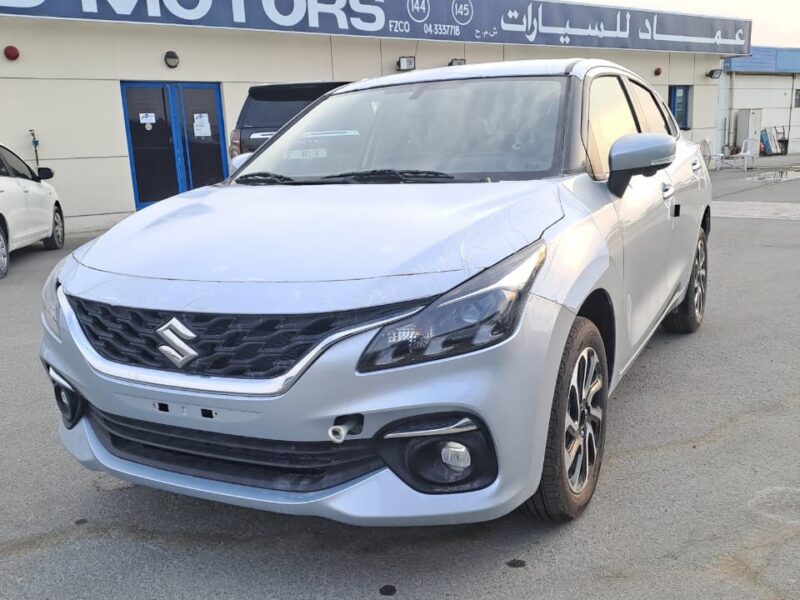 2023 Suzuki Baleno 1.5 Liter 4 Cylinders Petrol Engine Silver Black Hatchback FWD