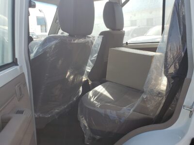 2024 Toyota Land Cruiser LC-76 4.5 Litres Diesel V8 Engine White Beige SUV Manual