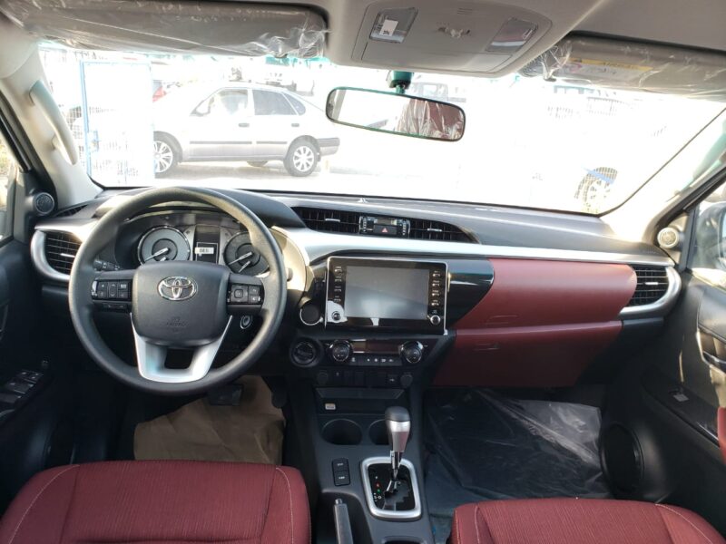 2024 Toyota Hilux 2.7 Litres 4 Cylinders Petrol Engine White Red Pick Up Truck