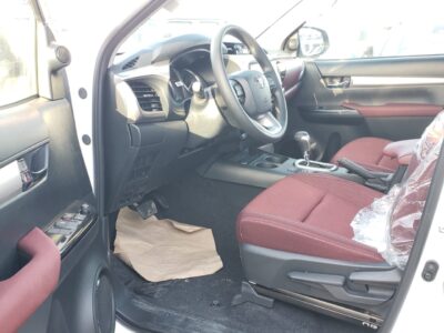 2024 Toyota Hilux 2.7 Litres 4 Cylinders Petrol Engine White Red Pick Up Truck