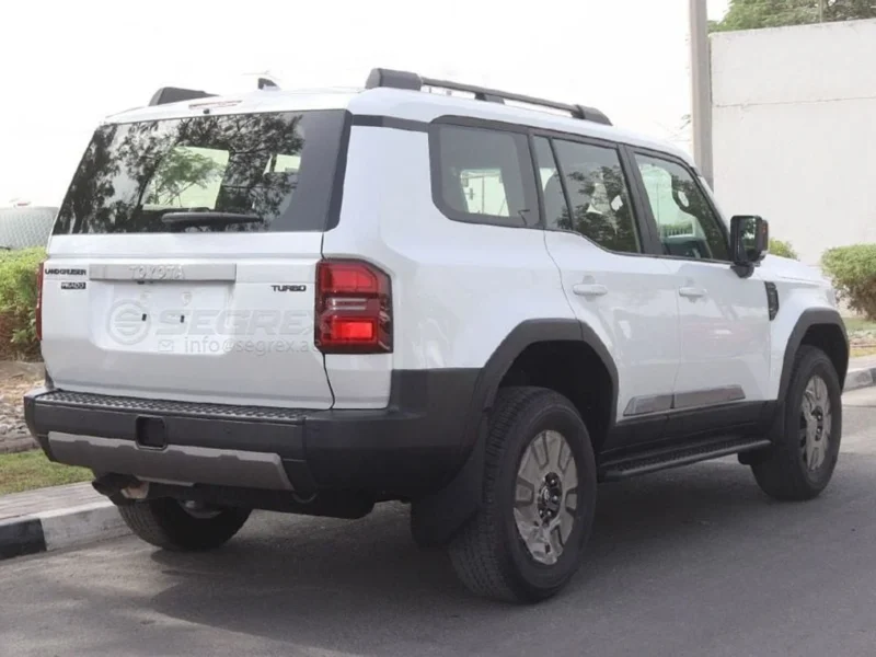 2025 Toyota Land Cruiser Prado All Rounder 2.4L 4 Cylinders Turbo Petrol White Black SUV