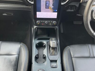 The 2023 Ford Ranger Wildtrak 2.0L Bi-turbo Diesel 4 Cylinders Yellow Black Pick Up Truck