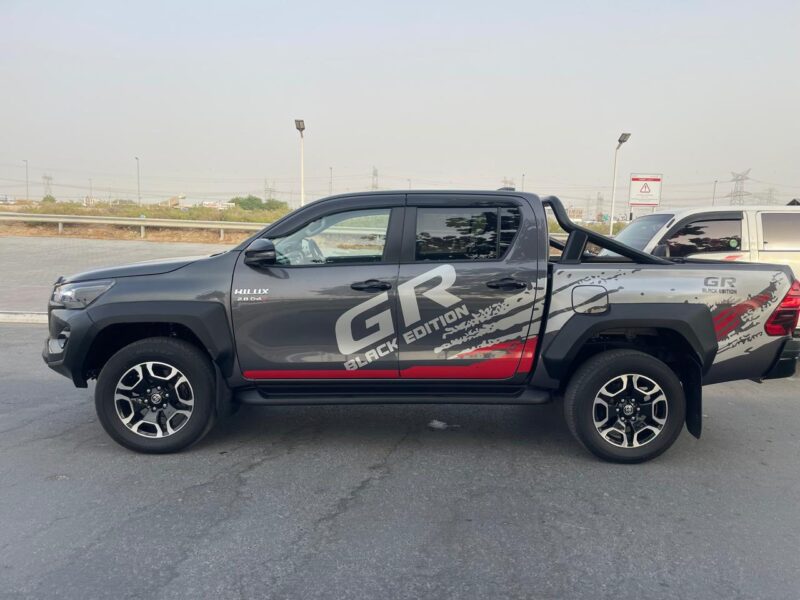 2024 Toyota Hilux GR SR5 2.8L Turbo Diesel Inline-4 Engine Grey Black Pick Up Truck