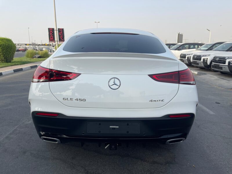 2021 Mercedes-Benz GLE 450 4Matic Coupe 3.0 L Inline-6 Engine White Black Luxury SUV