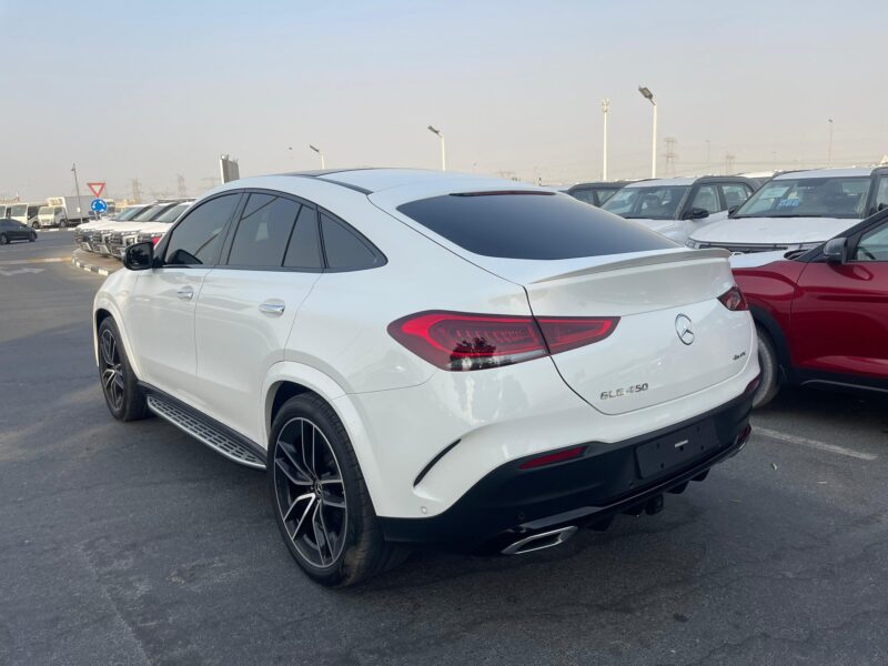 2021 Mercedes-Benz GLE 450 4Matic Coupe 3.0 L Inline-6 Engine White Black Luxury SUV