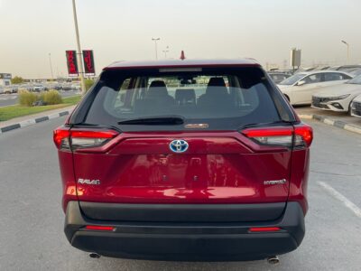 2022 Toyota RAV 4 GX Hybrid 2.5-liter 4-cylinder in-line Engine Red Grey SUV AWD