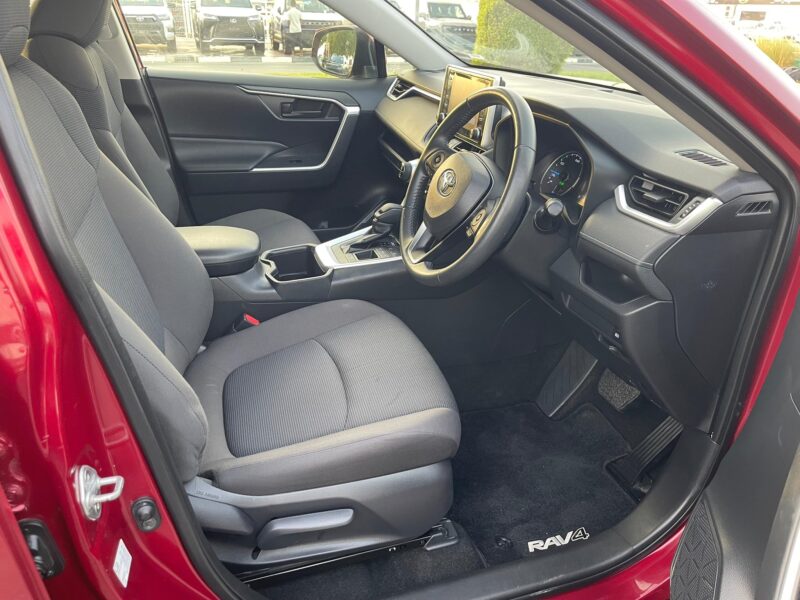 2022 Toyota RAV 4 GX Hybrid 2.5-liter 4-cylinder in-line Engine Red Grey SUV AWD