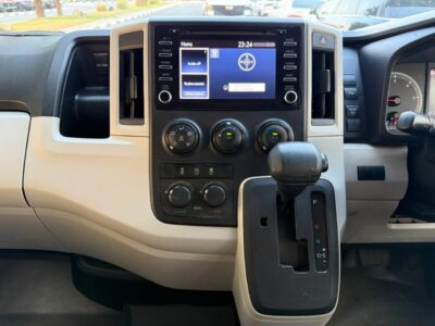 2019 Toyota Hiace Commuter 2.8L 1GD-FTV inline-4 turbo-diesel Engine White Grey Van