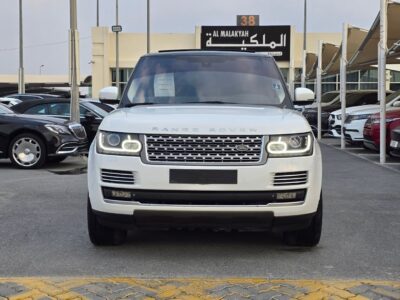 2015 Land Rover Range Rover Vogue Supercharged 5.0 Litres V8 Engine White Beige SUV