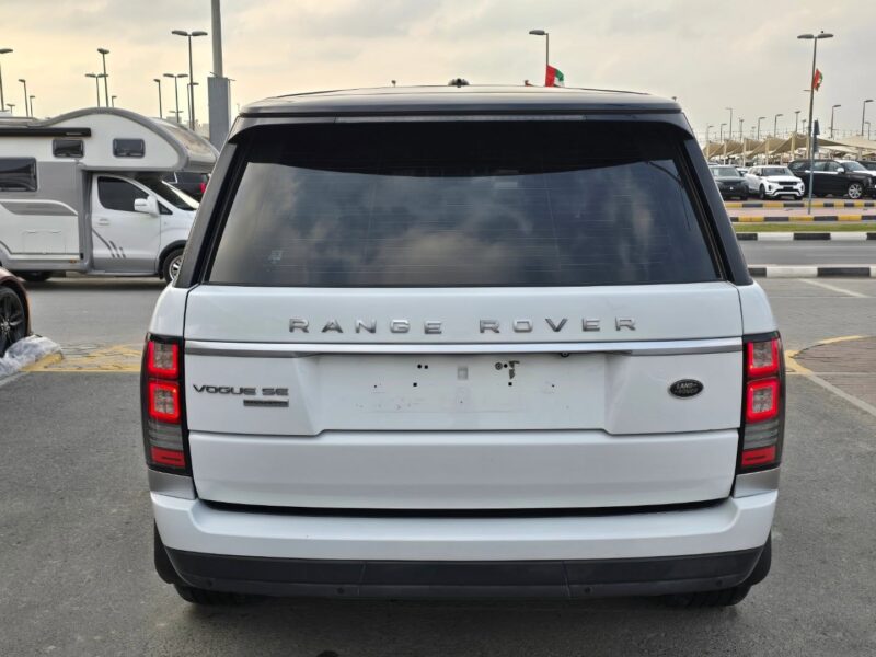 2015 Land Rover Range Rover Vogue Supercharged 5.0 Litres V8 Engine White Beige SUV