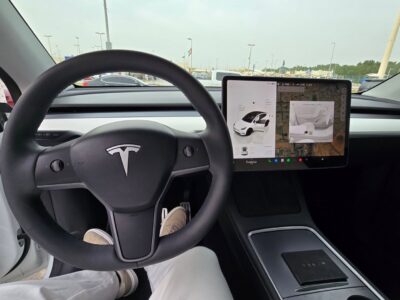 2024 Tesla Model Y Dual Motor Long Range Performance White Beige SUV Quad Drive