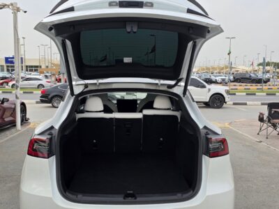 2024 Tesla Model Y Dual Motor Long Range Performance White Beige SUV Quad Drive